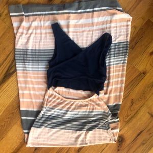 market and spruce mitchel knit maxi dress